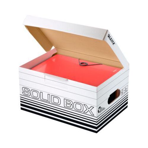 Archivbox Leitz Solid Box S 6117, 10 Stück, weiß