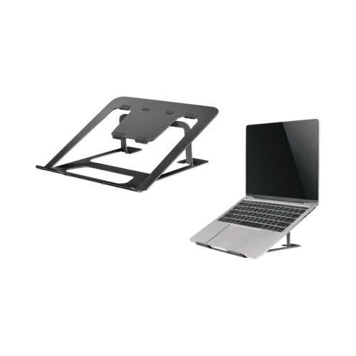 Laptop Ständer Neomounts by NewStar NSLS085BLACK, für Laptops 10-17″ & bis 5 kg, 6-stufig manuell höhenverstellbar, zusammenklappbar, schwarz