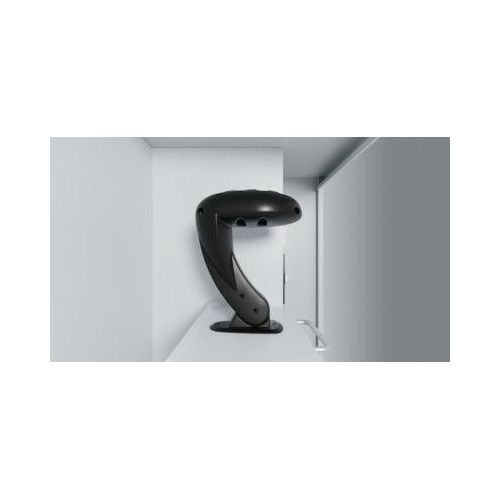 Feuerwehrspind C+P Evolo Kombi, 2 Abteile für 1 Person, mit Helmhalter, Bodengleiter, B 700 x T 500 x H 1850 mm, RAL 7016 Anthrazitgrau