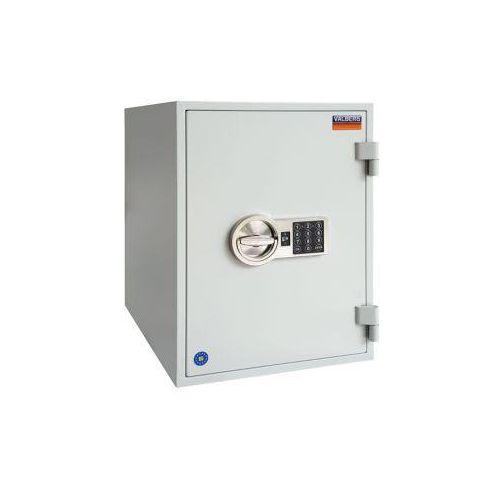 Tresor FRS 51, Feuerwiderstand LFS 60P nach EN 15659, Sicherheitsstufe S 2, Elektronikschloss, 2 Fachböden, B 445 x T 425 x H 510 mm, lichtgrau RAL 7035
