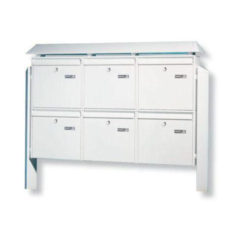 Briefkastenanlage Terzo, 6-er, weiß