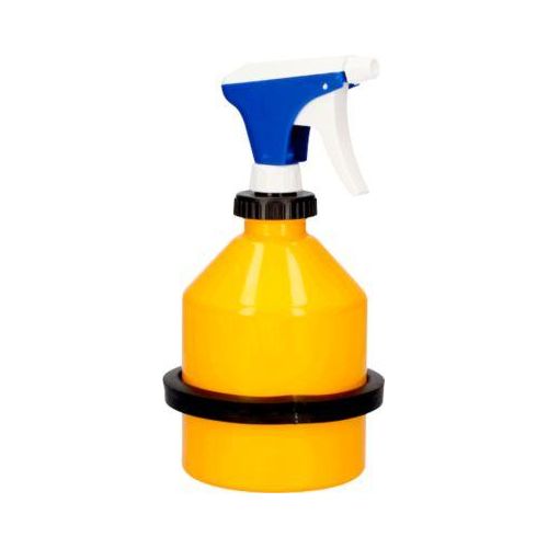 Sprühkanne, Stahlblech, gelb, 1 l, Ø 165 x H 300 mm, Pumpaufsatz mit verstellbarer Düse