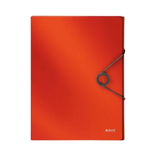 Leitz Dokumentenmappe Solid, DIN A4, aus PP, hellrot