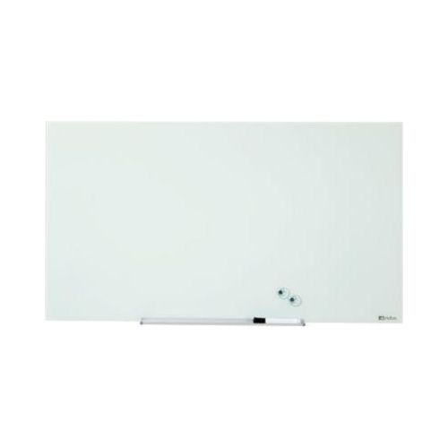 Glastafel Nobo Diamond, magnethaftend, aneinander montierbar, weiß, 1880 x 1060