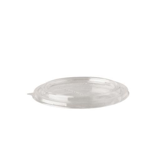 Deckel Papstar pure, Ø 150 mm, für Salatschalen (500/1000 ml), 50 Stk., biologisch abbaubar, nachwachsende Rohstoffe, PLA, transparent