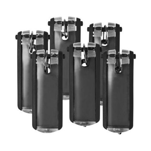 Schlüsselanhänger Key Clip, schwarz, 6 Stück