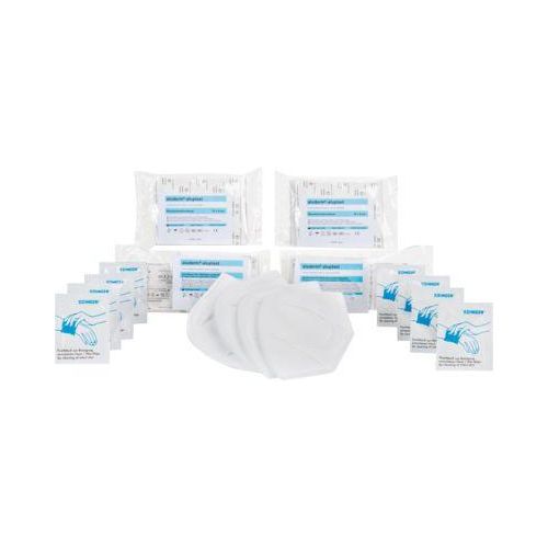 Erste-Hilfe Ergänzungsset Söhngen® gemäß DIN 13169, 96-teilig, Verbände, Feuchttücher & FFP2-Masken, weiß