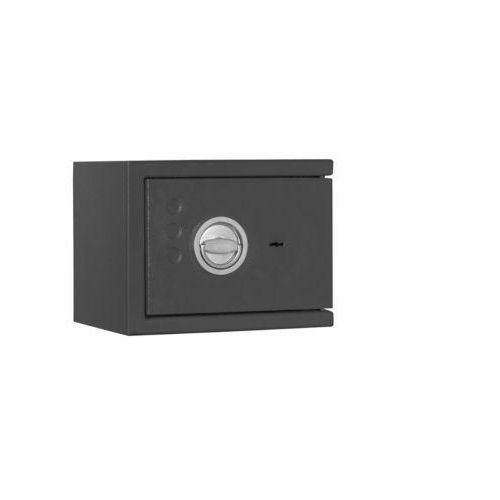 Tresor Lyra 0, Klasse 0 nach EN 1143-1, 8,2 l, Türanschlag rechts, Doppelbartschloss, 1 Fachboden, B 350 x T 280 x H 270 mm, graphitgrau RAL 7024