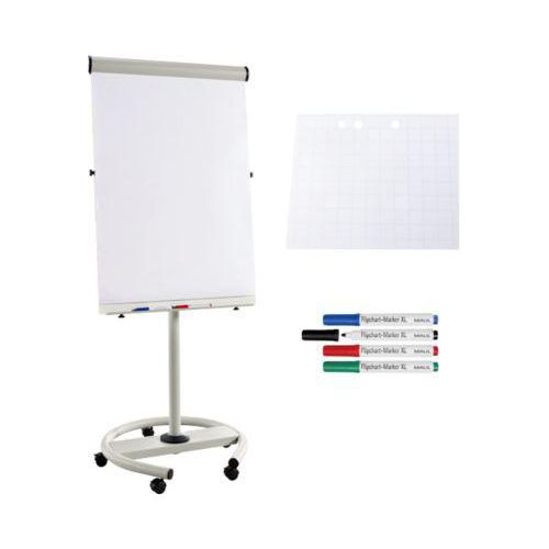 Flipchart Business RD 617, mobil, inkl. 40 Blatt Flipchartpapier und 4 Markern