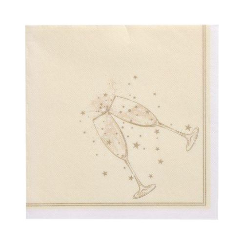 Servietten Papstar "ROYAL Collection", ¼-Falz, 400 x 400 mm, 20 Stück, gold