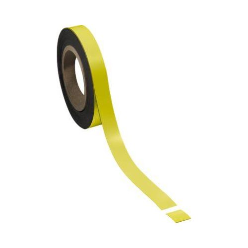 Magnetband, gelb, 20 x 10000 mm