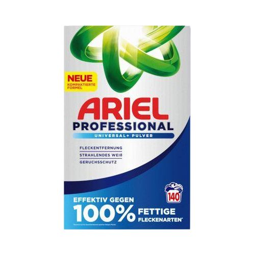Ariel Universal Pulverwaschmittel, Vollwaschmittel, Tiefenrein-Technologie, hygienische Frische, 140 Waschladungen