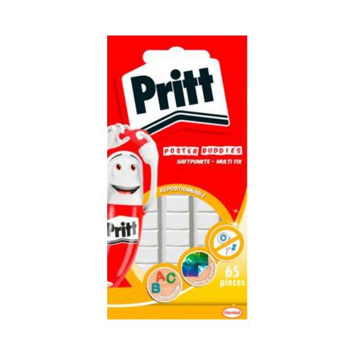 Pritt Haftpunkte Multi-Fix Poster Buddies, wiederverwendbar, 65 Stück