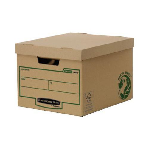 Archivbox Bankers Box® Earth, passend für 4 Archivschachteln, 100 % Recycling-Karton, 10 Stück