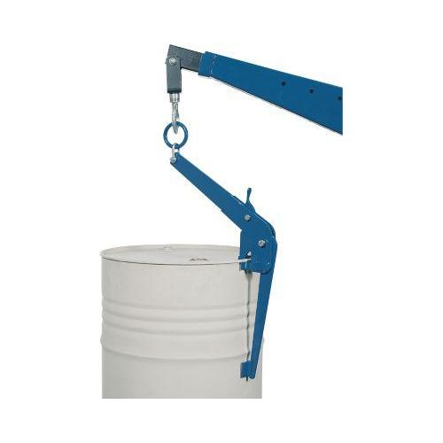 Fasshebezange, Stahl, blau, für Sickenfässer, bis 350 kg