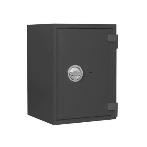 Tresor MT 3, Sicherheitsstufe S 1 nach EN 14450, 63 l/5 Ordner, Doppelbartschloss mit 2 Schlüsseln, 1 Fachboden, B 405 x T 385 x H 550 mm, graphitgrau