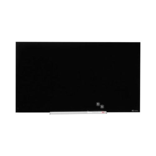 Glastafel Nobo Diamond, magnethaftend, aneinander montierbar, schwarz, 1000 x 560