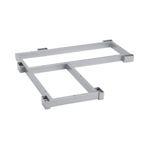 Schäfer Shop Genius Stahlsockel TETRIS WOOD, Zurückgesetzt, für Eckschrank B 800 mm