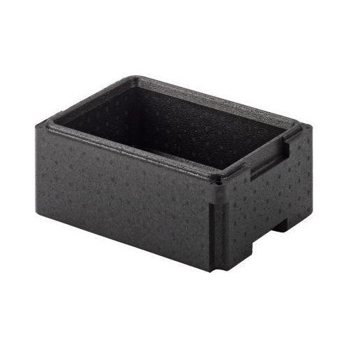 EPP-Isolierbox für Isolierbehälter, 8 l, mit Griffleiste, stapelbar, L 370 x B 270 x H 147 mm, schwarz