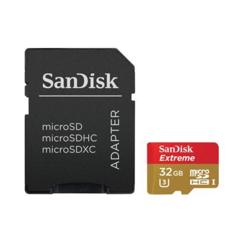 SanDisk Extreme micro SDHC, SDSDQXL-032G-G46A, 32 GB
