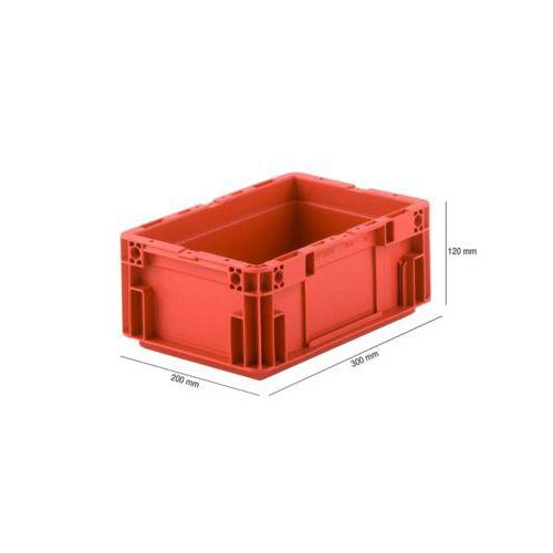 Euro Box Serie MF 3120, aus PP, Inhalt 5,2 L, Unterfassgriff, rot