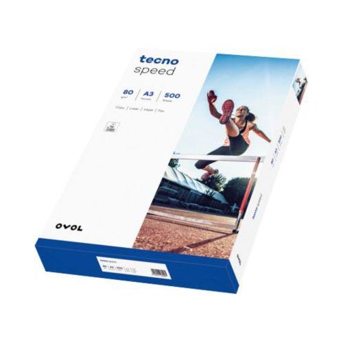 Kopierpapier tecno speed, DIN A3, 80 g/m², weiß, 2500 Blatt