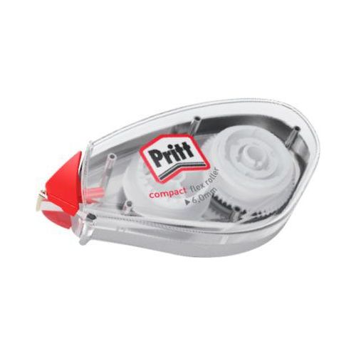 Pritt Compact Flex Korrektur Roller, Push & Pull Funktion, 6 mm Breite