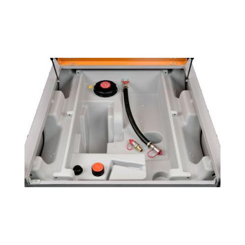 Mobile Tankstelle CEMO DT-Mobil Easy 980 l, ohne Pumpe, Schnellkupplung, B 1270 x T 1070 x H 1120 mm