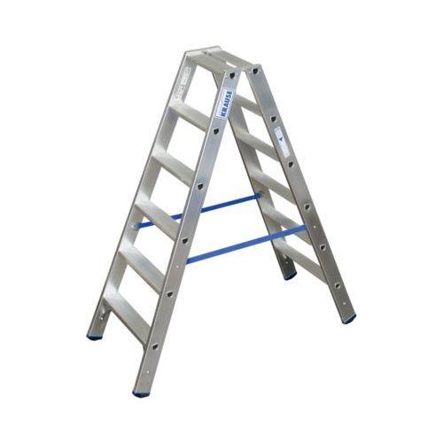 Alu-Stufendoppelleiter, 12 Stufen