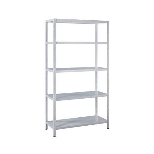 Steckregal im Baukastensystem, Grundregal, 1000 x 500 x 2000 mm, weiß