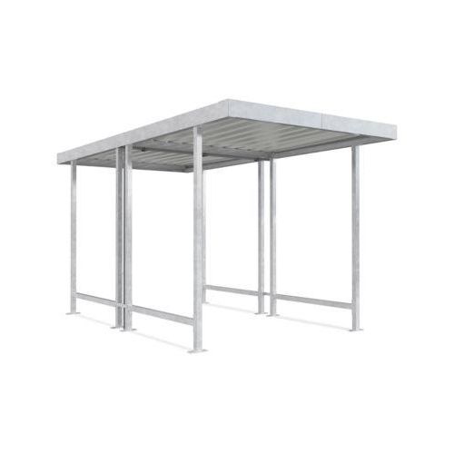Überdachungssystem Modell Leipzig, doppelseitig, Grundeinheit, B 2250 mm, verzinkt