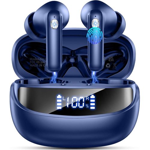 In-Ear-Kopfhörer Kabellos Bluetooth, 49 Std Spielzeit In Ear Kopfhörer mit ENC Noise Cancelling Mics, IP7 Wasserdicht Kabellose Kopfhörer