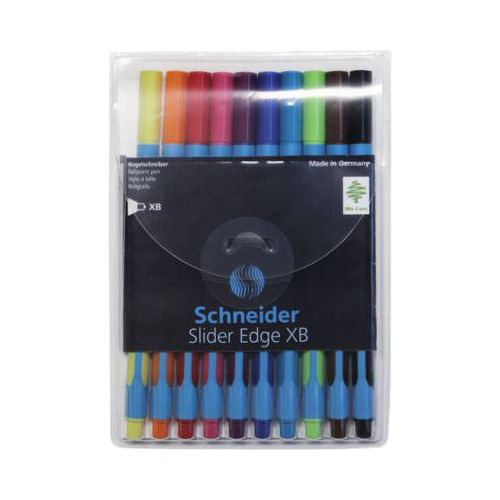 Mix-Set Kugelschreiber Slider Edge XB, 10er-Etui
