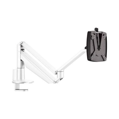 Monitorarm Novus CLU II C, für 1 Monitor bis 7 kg, mit Tischbefestigung, neig/schwenk/höhenverstellbar, weiß
