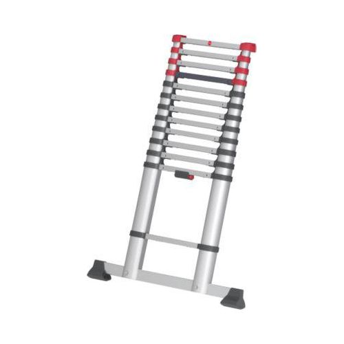 Teleskopleiter Hailo T80 FlexLine, EN 131-6, höhenverstellbar, Einhand-Entriegelung, Quertraverse, bis 150 kg, 13 Sprossen