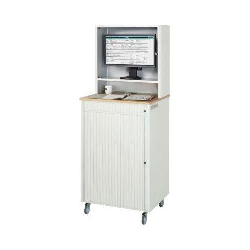 Computer-Station adlatus Typ 2015, B 720 x T 660 x H 1810 mm, fahrbar