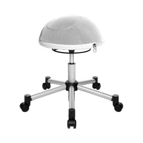 Hocker Sitness Half Ball, weiß