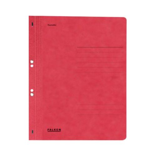 Falken Ösenhefter, DIN A4, ganzer Deckel, 1 Stück, rot