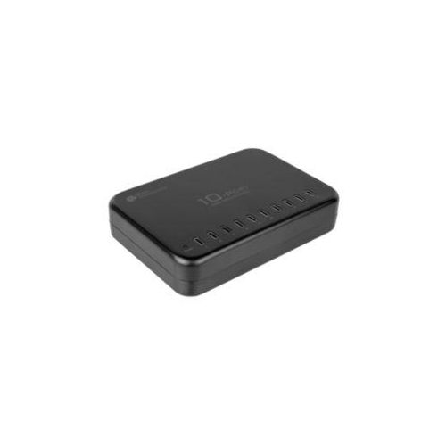 USB-Desktop-Schnellladestation Good Connections, 10er-Port mit 10 x USB-C, Leistung 200 W, schwarz