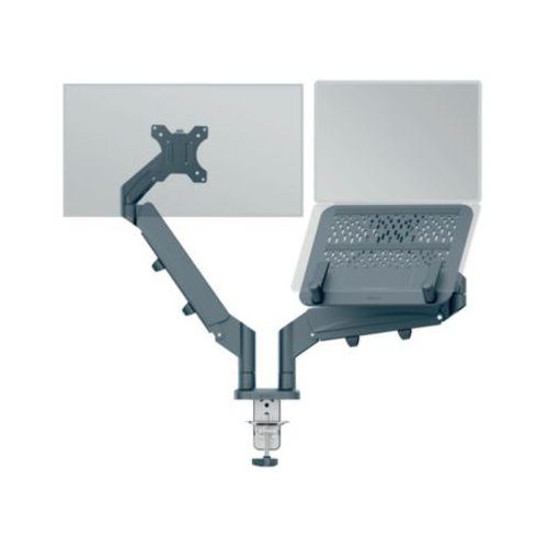 Laptop- Monitorarm Leitz Ergo Dual, für 2 Displays bis 32