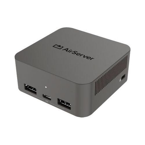 Screenshare System Legamaster Airserver Connect 3, 3840 x 2160 px, bis zu 12 Streams gleichzeitig, HDMI/USB/LAN/Wi-Fi, B 78 x T 78 x H 34 mm, schwarz