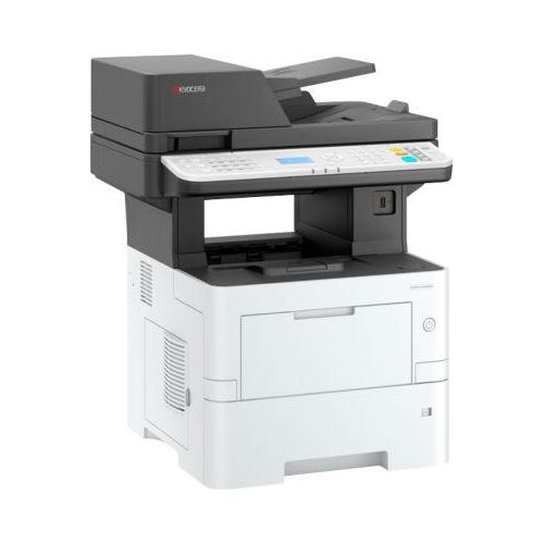 Multifunktionsdrucker Kyocera ECOSYS MA4500fx Plus, erweiterte Garantie, Drucken/Kopieren/Scannen/Faxen, B 475 x T 476 x H 575 mm, weiß-schwarz