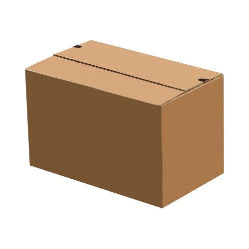 Versandkarton, mit Automatikboden, wiederverschließbar, bis 20 kg, L 270 x B 140 x H 130 mm, Wellpappe, braun