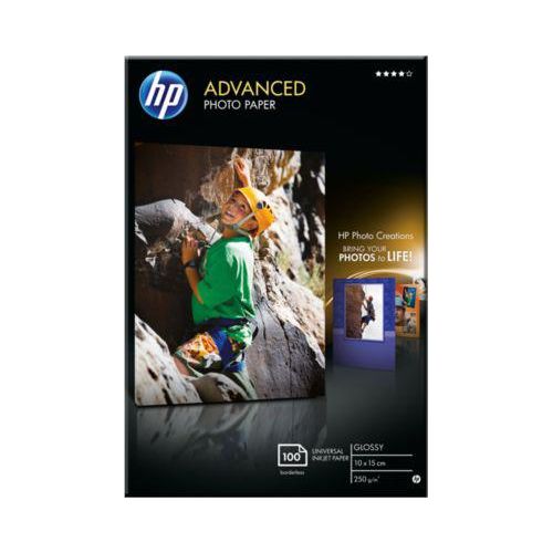 Fotopapier HP Advanced, hochglänzend, 10 x 15 cm, 100 Blatt