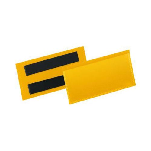 Etiketten- und Kennzeichnungstaschen B 100 x H 38 mm, 50 Stück, gelb