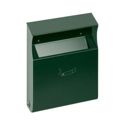 Wandascher mit Schutzdach, grün