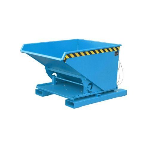 Spänebehälter für Gabelstapler, Typ S3S 600, blau RAL 5012