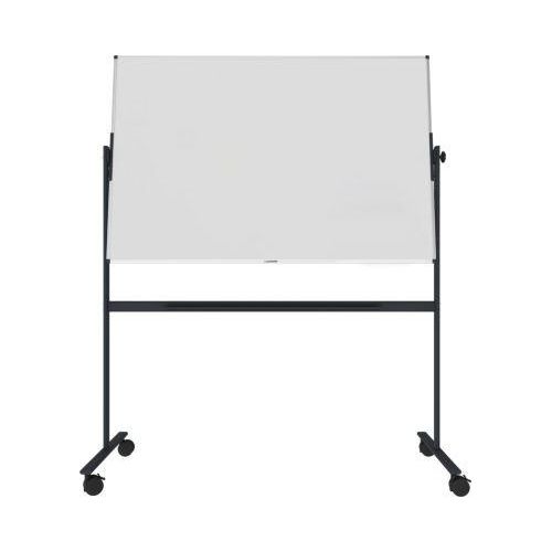 Stativ-Drehtafel Legamaster UNITE PLUS, magnetisch, drehbar um 360°, B 1500 x T 12,6 x H 1000 mm, emaillierter Keramikstahl, weiß
