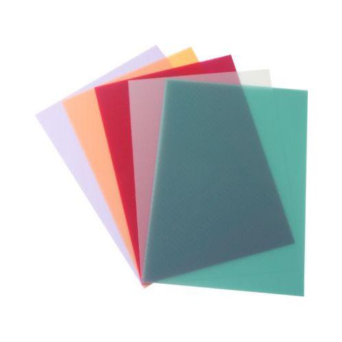 Einbanddeckel PolyTechno, Polypropylen, weiß-transluzent, 50 Stück