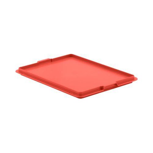 Verschlussdeckel EF-D 43 für Kasten im EURO-Maß, rot